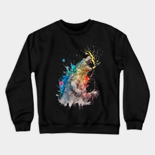 Godzilla having fun Crewneck Sweatshirt